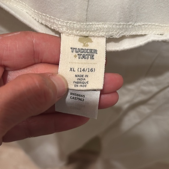 Tucker + Tate Cream kids Leggings - Picture 3 of 8